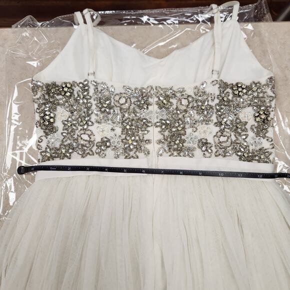 Needle & Thread Bridal sparkle beaded maxi tulle gown 8 - Picture 7 of 10